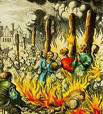Heretics burning