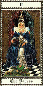 From the Scapini Medieval Tarot, (US Games Systems)